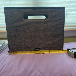 2 Charcoal Thirty-One Fold ‘N File storage bins NWT